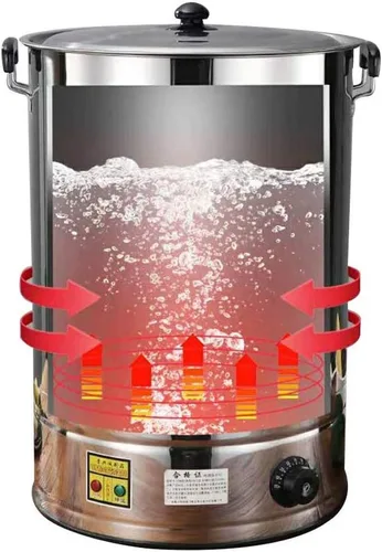 Miniatura 3 de YUEWO Calefacción eléctrica de 110 V, destilador automático de agua sin alcohol, barril de whisky, kit de fabricación de vino para encimera casera