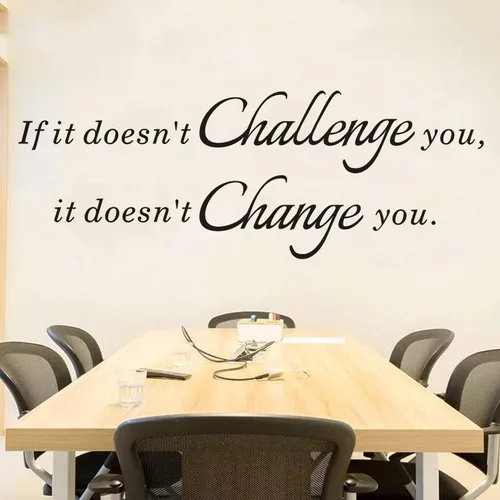 AnFigure Calcomanías de pared inspiradoras, calcomanías de pared para oficina, citas motivacionales de gimnasio, entrenamiento, aula, fitness,