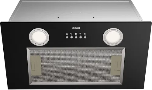CIARRA Insert Range Hood CAB52913E-N - Campana extractora de cocina de 20 pulgadas, 650 CFM, con luz LED, extractor de 3 velocidades, botón