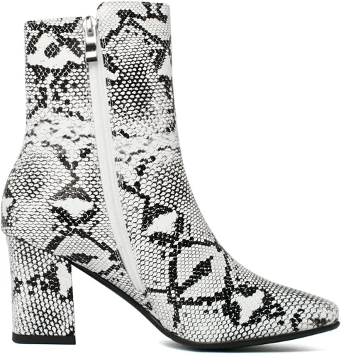 Miniatura 2 de Caradise Botas de tacón alto y grueso para mujer con cremallera y punta cuadrada