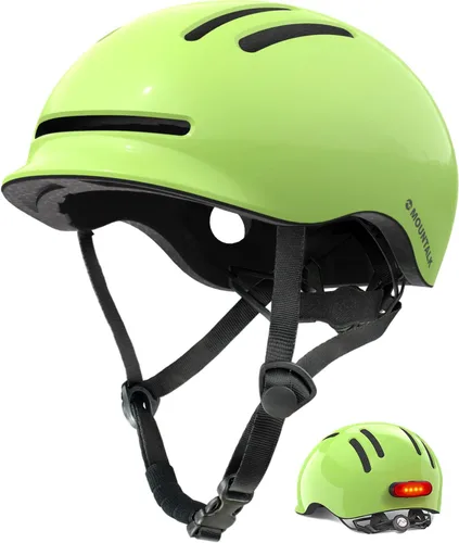 Miniatura 9 de MOUNTALK Cascos de bicicleta para adultos, hombres y mujeres, casco de bicicleta para hombres/mujeres con luz magnética, casco para jóvenes