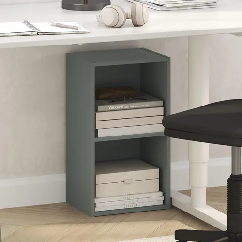 Miniatura 26 de Furinno - Estantería abierta reversible de 5 cubos, color blanco y rosado, 11069WH/PI Blanco/Rosa