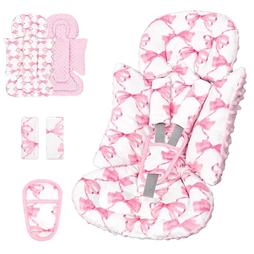 Inserto de Asiento de Coche para Bebé, Soporte Suave para la Cabeza y Cuerpo del Asiento de Coche para Niña o Niño, Inserto Reversible para Asiento