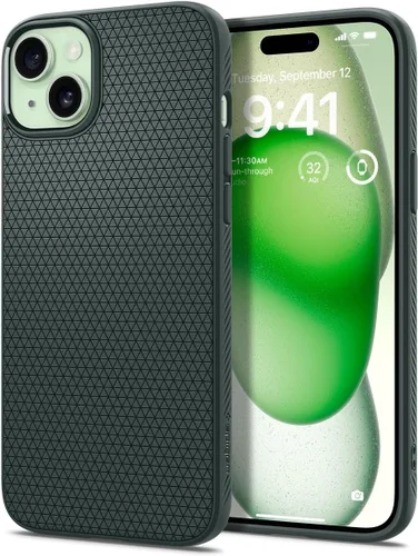 Miniatura 52 de Spigen Liquid Air - Funda diseñada para iPhone 13 (2021), color negro mate