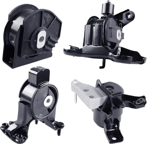 Miniatura 13 de Kit de montaje de motor y transmisión, 4 piezas, compatible con Mitsubishi Outlander 2.4L FWD 2003-2005, reemplazar A4608 A4640 A4641 A4642