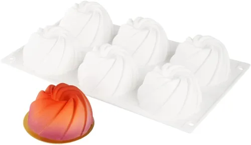 Miniatura 23 de Pastry Tek - Moldes para paletas de 4 cavidades, 10 moldes rectangulares para tartas, flexibles, congelables, de silicona blanca, fáciles