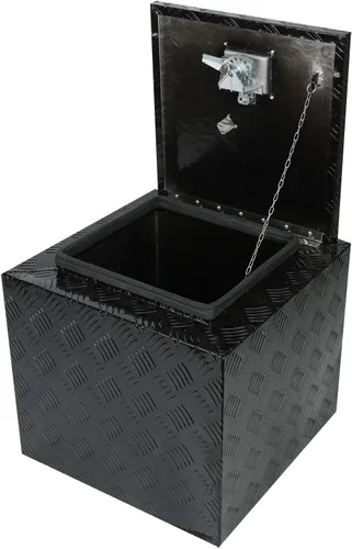 Miniatura 3 de Caja de herramientas de aluminio para camión de 30 pulgadas, caja de herramientas para camión, debajo de la cama, remolque, caja impermeable