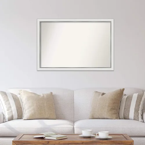 Miniatura 473 de Amanti Art Espejo personalizado, espejo estrecho de baño de oro blanco, espejo de pared o espejo de tocador de baño sobre el fregadero