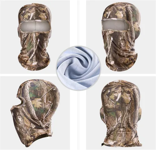 Miniatura 6 de WTACTFUL Máscara Facial de Camuflaje para Caza de Pavos – Ocultación Duradera para Aventuras al Aire Libre