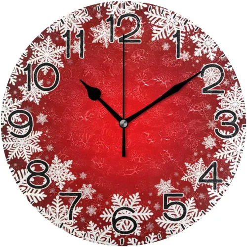 Miniatura 18 de ALAZA Reloj de pared violeta para bicicleta, color lavanda, flores moradas, con mariposas, funciona con pilas, sin tictac, cuarzo silencioso