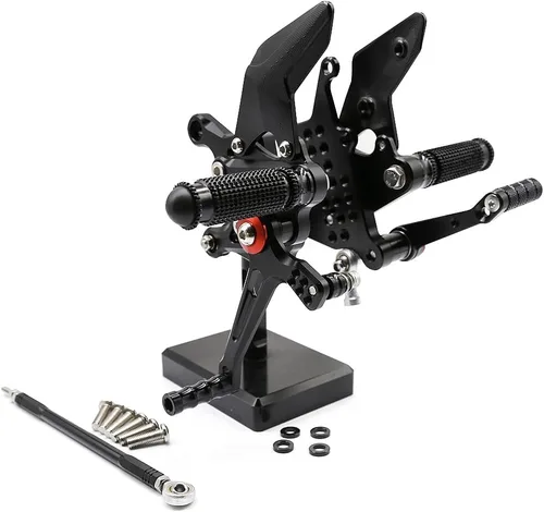 Miniatura 2 de FXCNC Juego trasero de motocicleta compatible con ZX25R 2020-2022 ZX4R 2023 ZX-4RR 2022-2024 Billet Juego de estriberas traseras totalmente