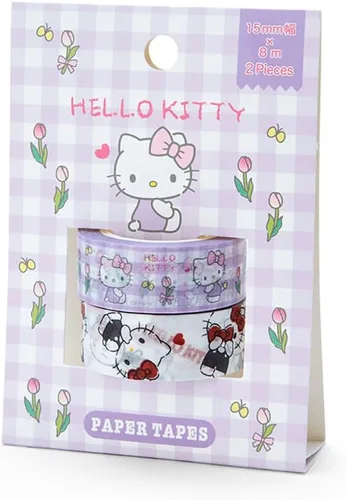 SANRIO Sanrio 549924 Cinta de papel Hello Kitty, juego de 2