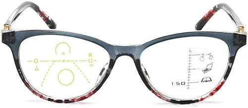 Miniatura 11 de Lentes de lectura con zoom inteligente, antirreflejos, anteojos, revestimiento antirreflectante AR, lectores de calidad (color negro, tamaño: 1.0)