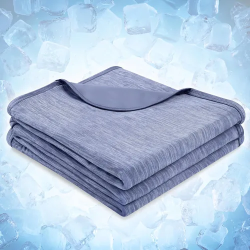 Miniatura 12 de PAVILIA - Manta refrescante para durmientes acalorados, manta refrescante Arc-Chill, manta ligera de verano frío para sudores nocturnos y sofocos