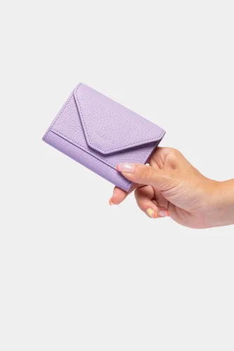 Miniatura 94 de grande Estuches para tarjetas 3639, Naranja, Tarjetero de cuero con cierre magnético, cartera pequeña de acordeón para mujer