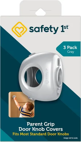 Miniatura 7 de Safety 1st Parent Grip - Fundas para pomo de puerta, color blanco, talla única (HS3260600), el embalaje puede variar (paquete de 8)