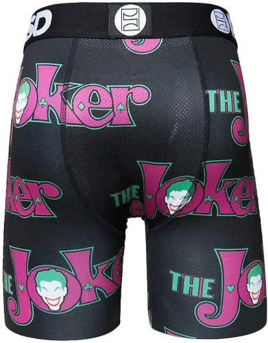 Miniatura 4 de PSD Dc Crazed Joker - Calzoncillos tipo bóxer para hombre, Negro