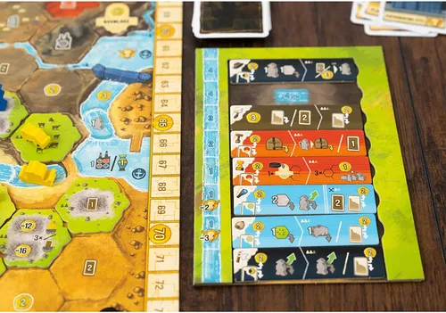 Miniatura 8 de Capstone Games Boonlake Euro - Juego de mesa de estrategia para 1-4 jugadores, gestión de manos, construcción de motores, planificación de recursos