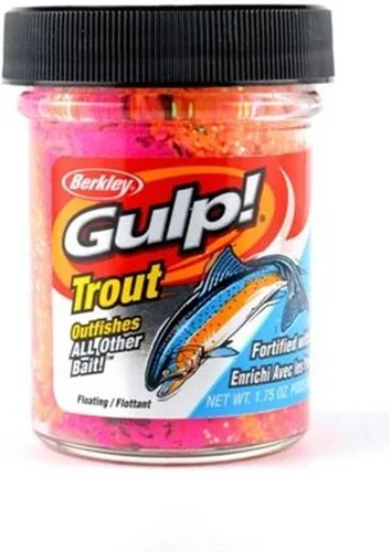 Miniatura 9 de Berkley Gulp! Masa de cebo para pesca de trucha chunky chartreuse