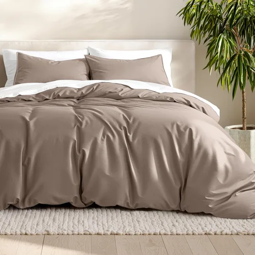 Miniatura 42 de Bare Home - Funda de edredón de ropa de cama extra larga - Colección premium de 1800 hilos súper suave - Funda de edredón ligera y fresca - Ropa