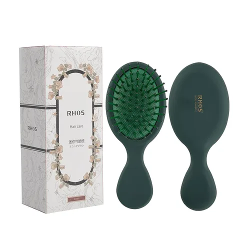 Miniatura 12 de RHOS Mini cepillo de cabello para mujeres, hombres y niños, cepillo de cabello tamaño viaje para bolso, bolsillo, mochila, pequeño cepillo de paleta