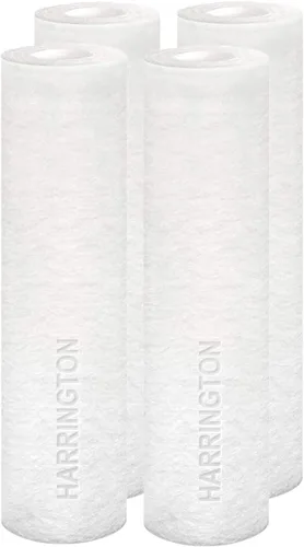 Miniatura 9 de Harrington HVV1-10N Cartucho de repuesto de filtro de agua de sedimentos prémium de 1 micrón, 10 x 2.5 pulgadas, fabricado en Estados Unidos