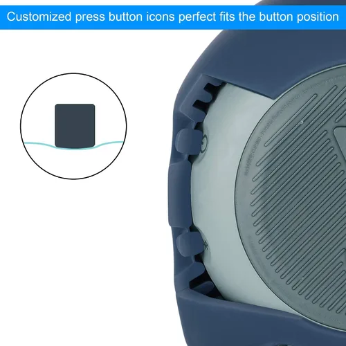 Miniatura 5 de Funda protectora de silicona para JBL Clip 3 Altavoz portátil impermeable (azul)