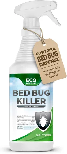 Miniatura 9 de Eco Defense - Spray contra chinches de tamaño de viaje - Aprobado por TSA 85 ml – Artículos esenciales de viaje para hotel, crucero, vacaciones