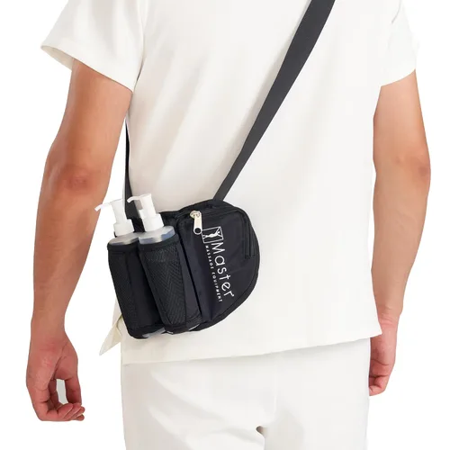 Miniatura 10 de Master Massage Bolsa de aceite de masaje para botella doble, bolsa de crema ajustable y bolsa de loción, kit doble, funda de loción para botella