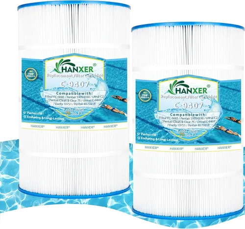 Miniatura 10 de PAP75 - Filtro de piscina para C-9407, Clear 75, Ultral-C2, R173214, 59054100, FC-0685, 590541, 10751, 75 pies cuadrados, 1 paquete