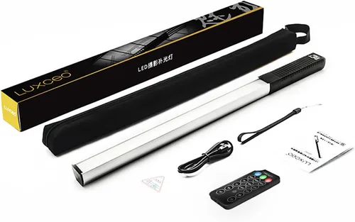 Miniatura 8 de LUXCEO Iluminación LED RGB para fotografía, varita portátil, luz de video LED de mano, 1000 lúmenes, CRI 95+ USB recargable con control remoto