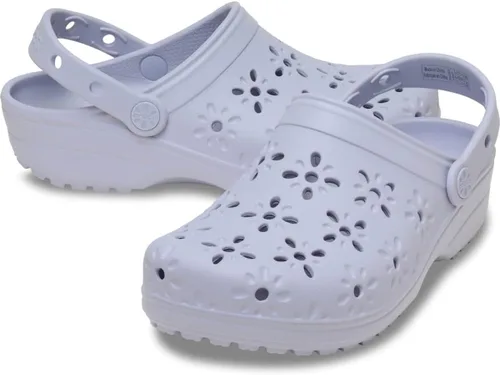 Miniatura 2 de Crocs Zuecos clásicos con corte floral unisex para adultos