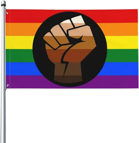 Miniatura 18 de Sapphic - Bandera de orgullo rosa para fiesta de bienvenida al aire libre, decoración exterior para el hogar, casa, jardín, patio, bandera grande