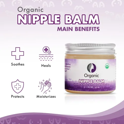 Miniatura 2 de Mommyz Love Crema para pezones para lactancia materna - Mantequilla para pezones para calmar los pezones doloridos secos y agrietados después de un