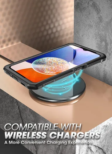Miniatura 6 de SUPCASE Unicorn Beetle Pro Series - Funda para Samsung Galaxy A14 5G (versión 2022), funda resistente de cuerpo completo con protector de pantalla