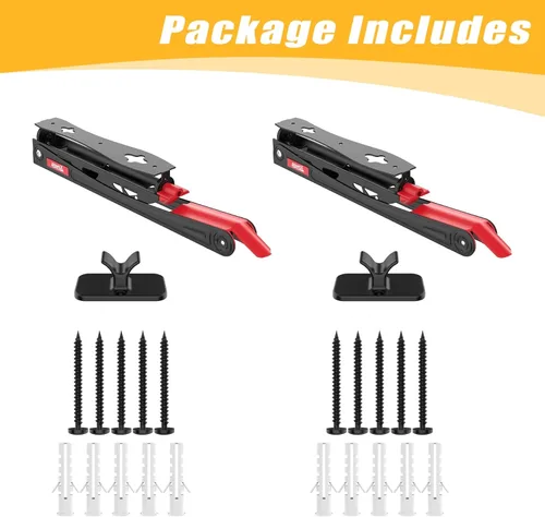 Miniatura 8 de TORACK BIKEPAL - Soportes giratorios para bicicletas para montar en la pared, para ahorro de espacio, ganchos verticales de pared para solución