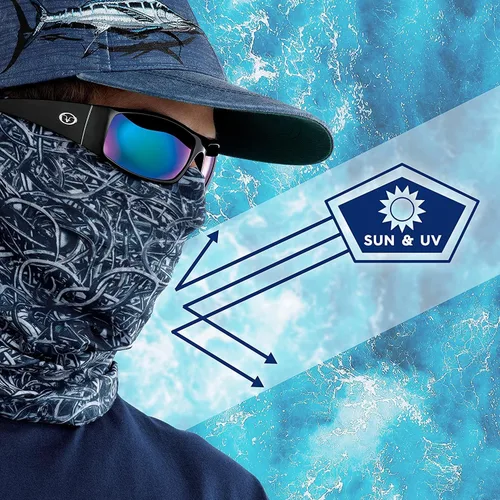 Miniatura 3 de Flying Fisherman SunBandit Pro Series Neck Gaiter Mask UV50+ Protection for Fishing, Boating & Outdoor Sports