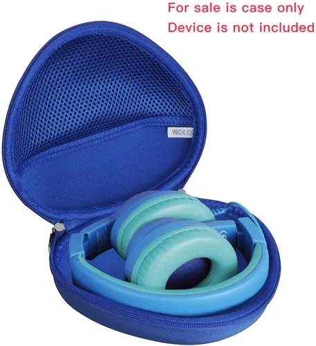 Miniatura 2 de Hermitshell Estuche rígido de viaje para auriculares iClever HS19/iClever BTH12 para niños (azul)
