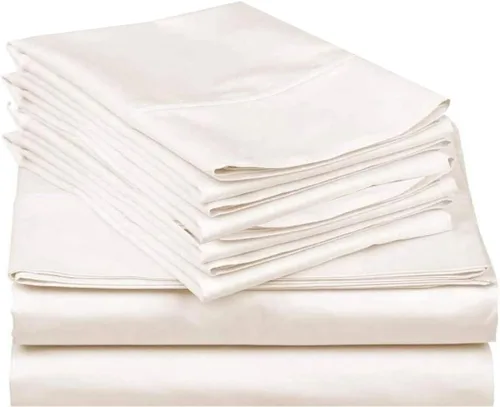 Miniatura 16 de Mattress-Homes Juego de sábanas tamaño Queen de 6 piezas, colección Hotel Luxury, 100% algodón egipcio, sábana bajera ajustable de 18 pulgadas