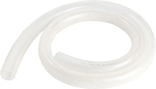 Tubo de vinilo de plástico de manguera trenzada transparente de 1 pulgada de diámetro exterior de 1 pulgada de diámetro exterior de 10 pies, tubo de