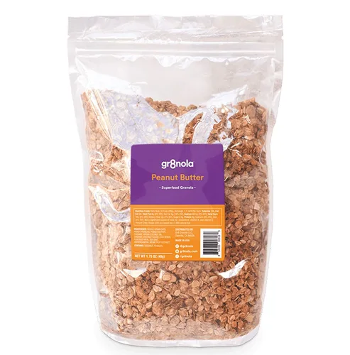 Miniatura 9 de gr8nola The Original - Cereal de granola saludable y bajo en azúcar, fabricado con superalimentos, almendras enteras, miel, canela y linaza, sin