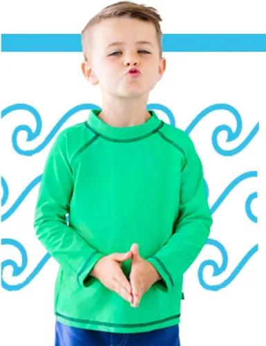 Miniatura 3 de City Threads camiseta de natación para niños y niñas con protección SPF50 2T-6