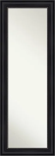 Miniatura 8 de Amanti Art Espejo de pared para puerta, espejo de longitud completa (52 x 18 pulgadas), espejo estrecho de cuerpo completo negro grande y espejo