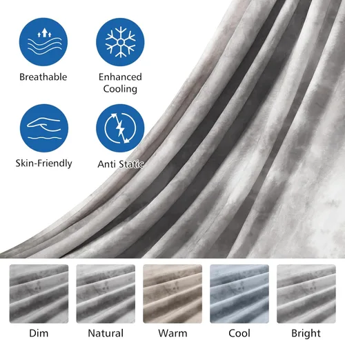 Miniatura 7 de Manta de enfriamiento EMME 50"x70", Mantas de enfriamiento Q-Max 0.5 para personas que duermen con calor, Manta de verano de hielo para sudores
