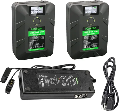 Miniatura 3 de Kastar Cargador D-Tap compatible con DSR-570WSP DSR-570WSPL/2 DSR-600PL DSR-650WSPL DSR-70 DSR-70A DSR-70AP (Recodificador de edición portátil)