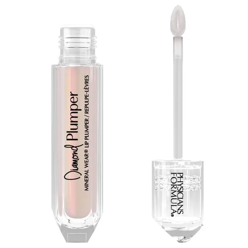 Physicians Formula Mineral Wear Diamond Brillo Labial Voluminizador, Dermatólogo Testado, Corte de Princesa Rosa Claro Corte Princesa Rosa Claro