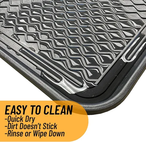 Miniatura 7 de Ottomanson TRY400-30X15 de charola multiuso 1.2 pulgadas multiuso Boot & Shoe, charola de resistente al agua para todos los climas uso exterior