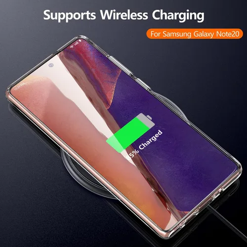 Miniatura 8 de Rayboen Funda para Samsung Galaxy Note 20, transparente a prueba de golpes, duradera, delgada, para Galaxy Note 20 5G, con parte trasera