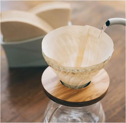 Miniatura 4 de Hario V60 - Filtros de papel de café tamaño 03, 40 unidades en caja (total de 40 hojas) (natural)