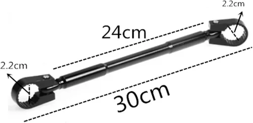 Miniatura 3 de Palanca de equilibrio para Yamaha FZ-09 MT-09 SR FZ6 FAZER FZ6R FZ8 MT-07 FZ-07 FZ-07 para motocicleta (color: negro, tamaño: 1)